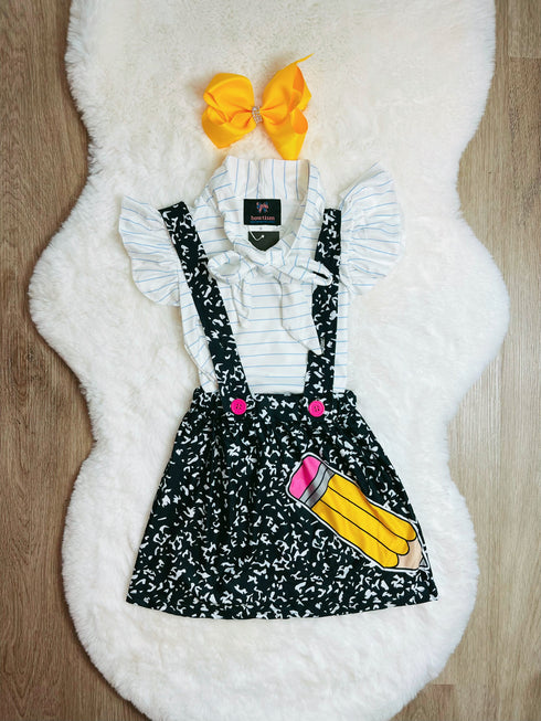 Bowtism The Perfect Student School Jumper Set with Matching Bow - Bowtism